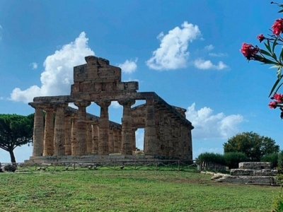 Paestum and visit at the buffalo cheese factory